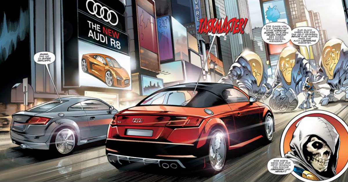 Audi e Marvel, uma parceria bem sucedida