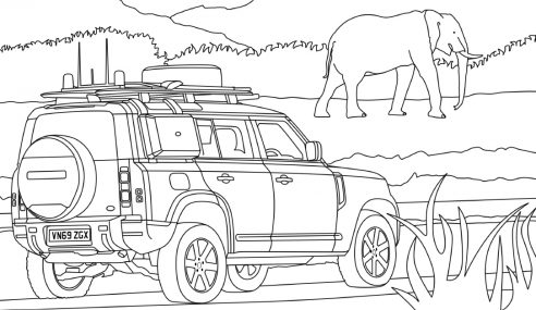 A aventura está em casa com as ilustrações da Land Rover