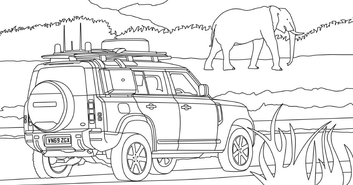 A aventura está em casa com as ilustrações da Land Rover
