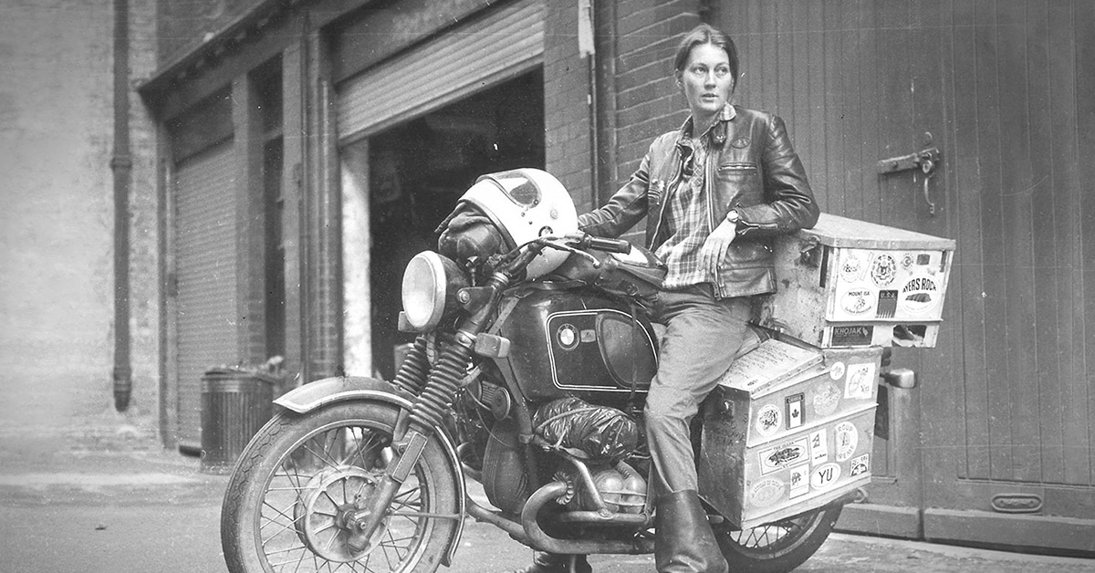 BMW R 60/6 foi a escolhida de Elspeth Beard, famosa por dar a volta ao mundo na década de 1980