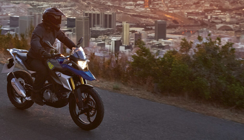 BMW G 310 GS Motorrad proporciona pilotagem precisa
