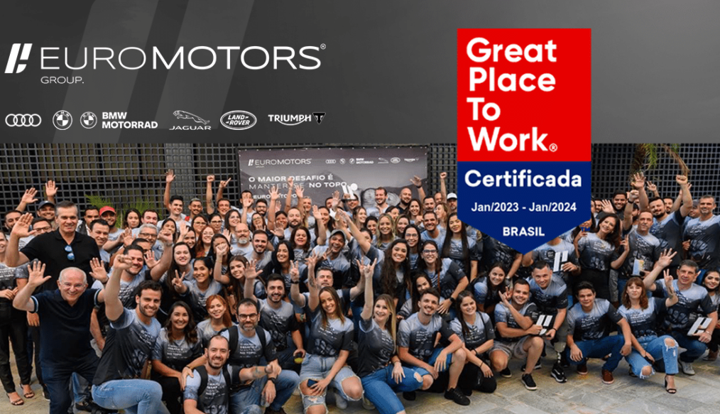Euro Motors recebe a certificação Great Place To Work