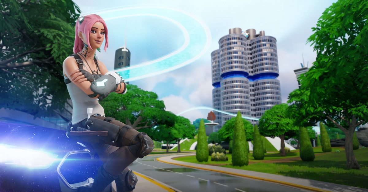 BMW cria sua própria ilha no Fortnite e configuração do novo BMW iX2