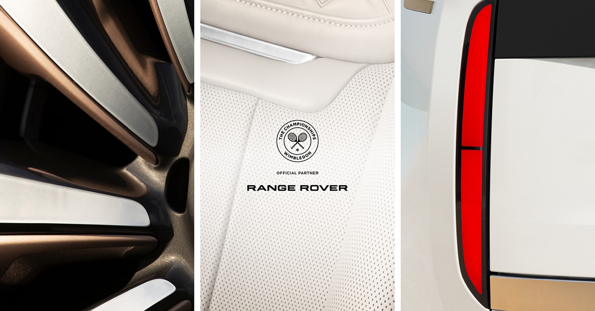 Range Rover é parceiro oficial do Campeonato de Wimbledon Range Rover é parceiro oficial do Campeonato de Wimbledon