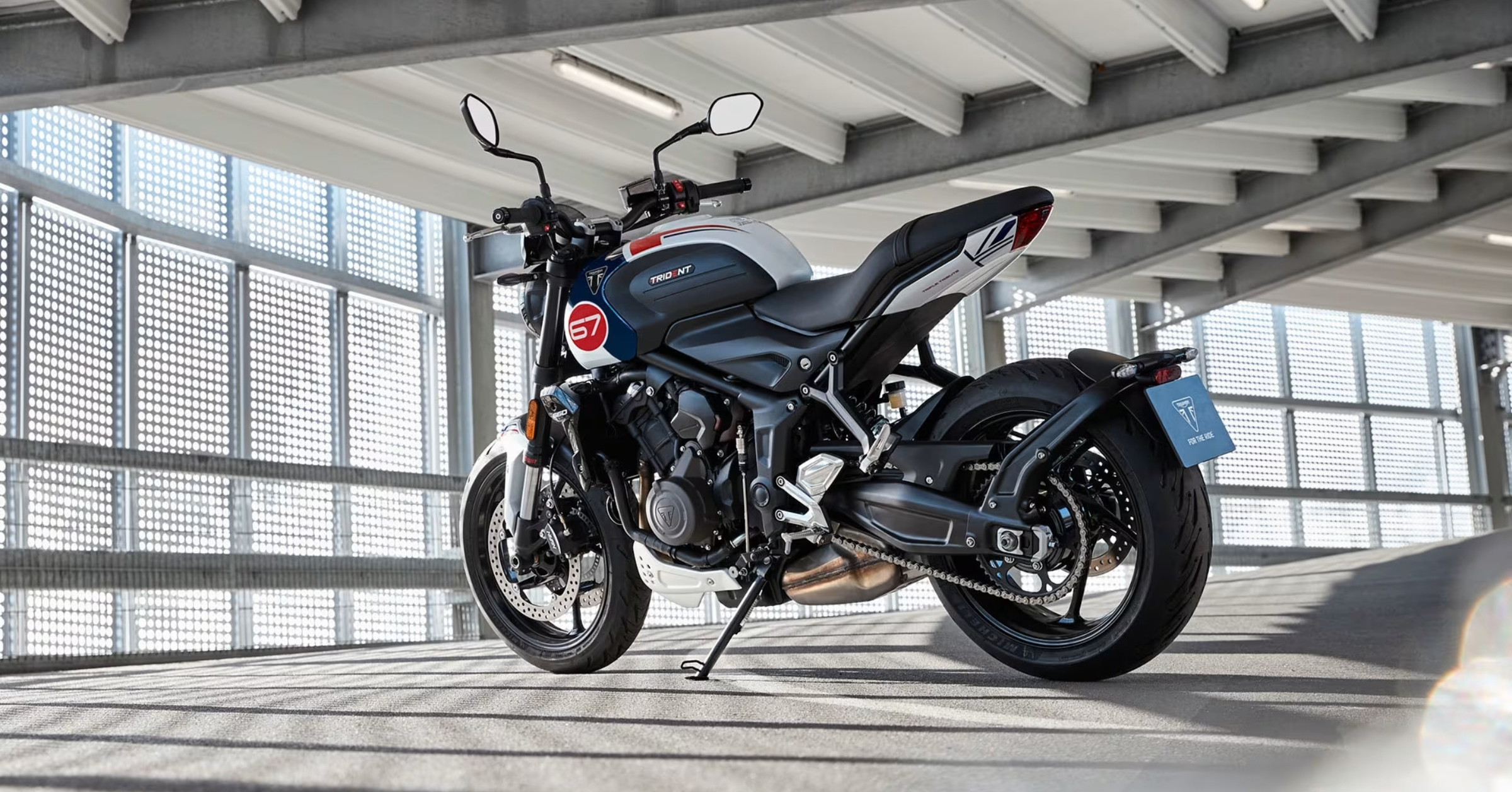 Potência e estilo da Nova Triumph Trident 660 Triple Tribute Edition