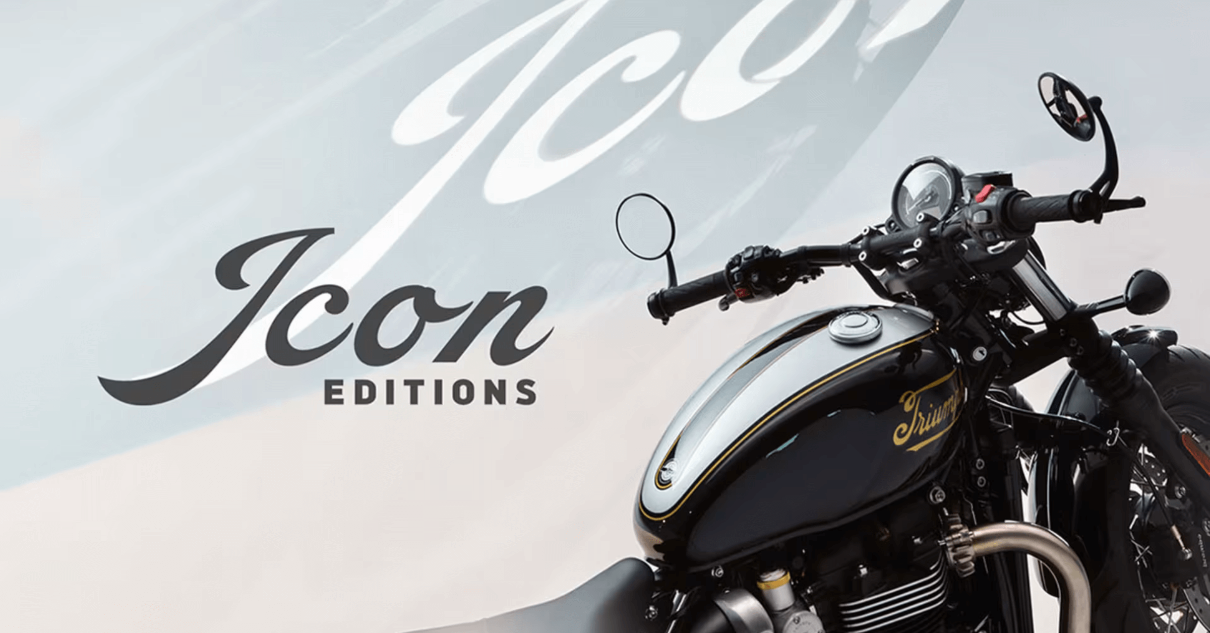 Triumph Icon Edition: design lendário e produção exclusiva