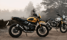 Triumph amplia a família T-Series com a Scrambler 400 XC com rodas raiadas