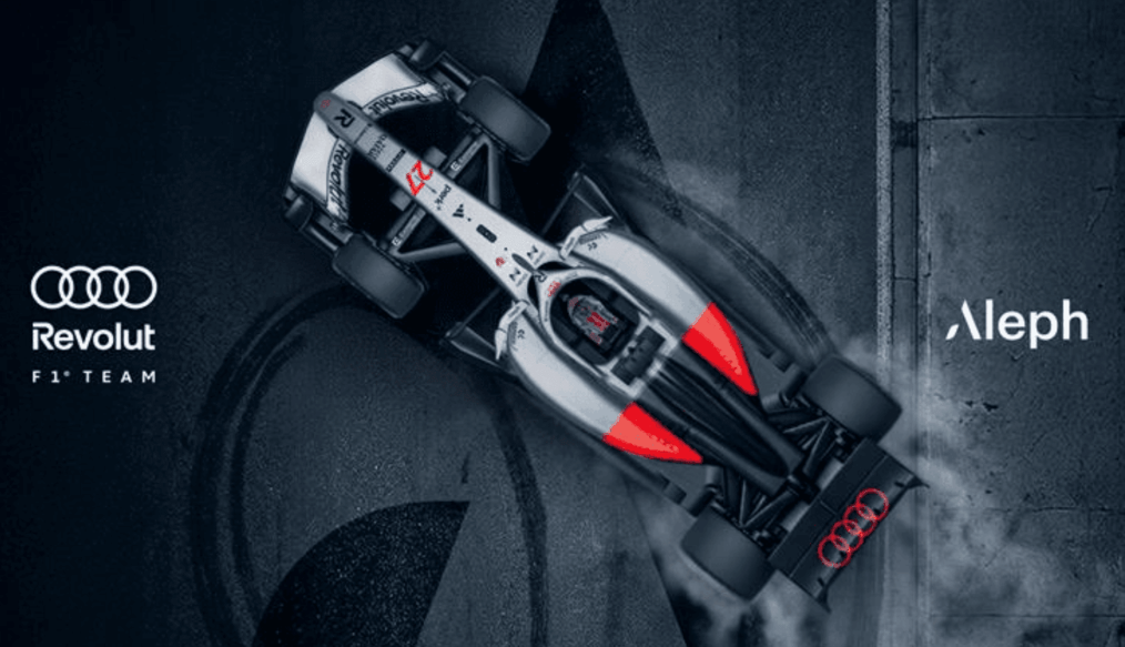 Audi Revolut F1 Team anuncia parceiros Aleph e ElevenLabs