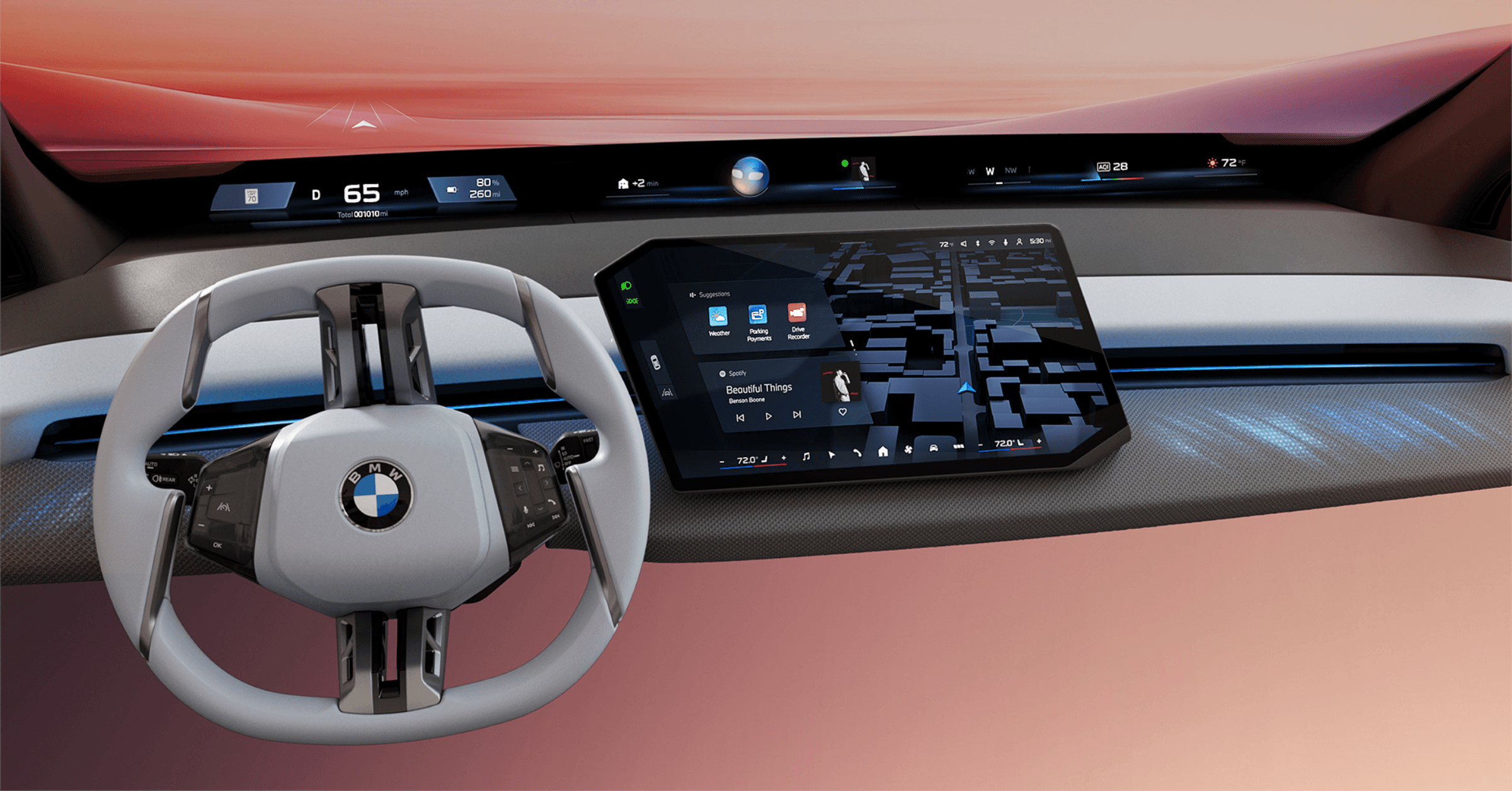 BMW iX3 é o primeiro carro da marca com o revolucionário BMW Panoramic iDrive BMW iX3 é o primeiro carro da marca com o revolucionário BMW Panoramic iDrive