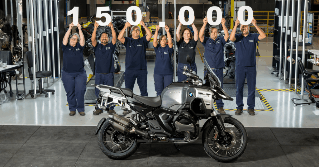 BMW Motorrad atinge 150 mil motocicletas no 10º aniversário de planta