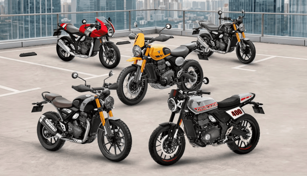 Família 400 da Triumph passa a oferecer cinco modelos no Brasil