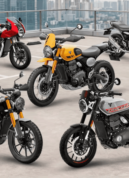 Família 400 da Triumph passa a oferecer cinco modelos no Brasil