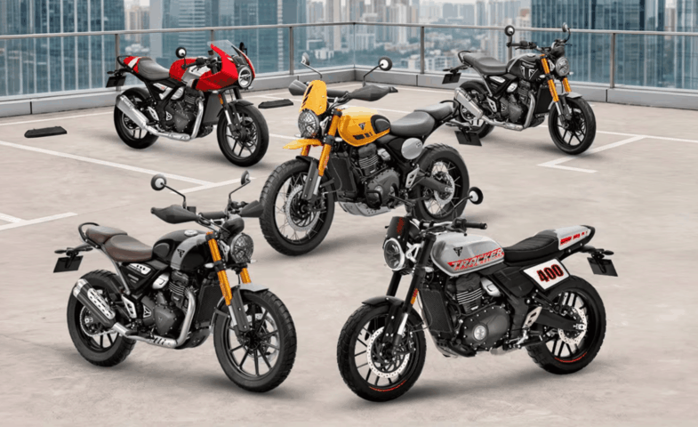 Família 400 da Triumph passa a oferecer cinco modelos no Brasil