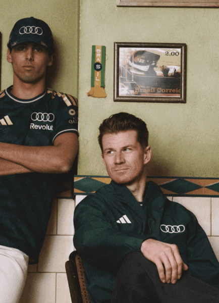 Equipe Audi Revolut F1® Team e Adidas lançam coleção inspirada em SP