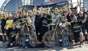 Guillem Farres é campeão do Mundial de Motocross MX2 pela Triumph
